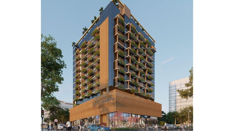 Fachada — perspectiva artística — Essence Living