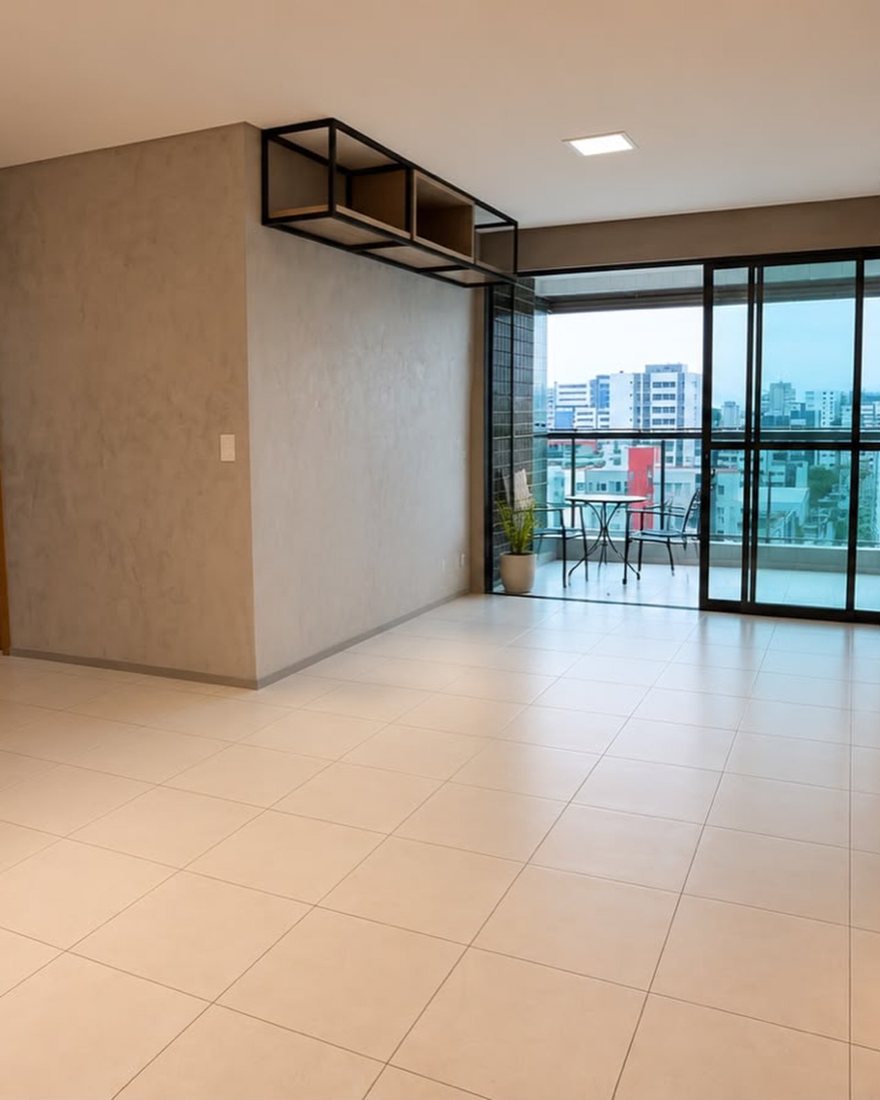 Sala integrada à varanda — Edifício HIT